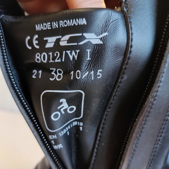 TCX Women's Motorcycle Waterproof Boots with Heels - Picture 8 of 10